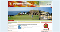 Desktop Screenshot of consuladoportugalsp.org.br